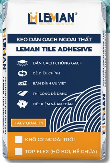 Leman Keo Dán Gạch Ngoại Thất
